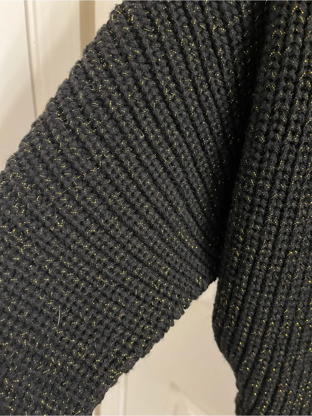 Freddie’s of Pinewood Black and Gold Sweater - Picture 6 of 6
